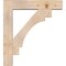 Ekena Millwork Merced Block Smooth Bracket w/ Offset Brace, Douglas Fir, 7 1/2"W x 36"D x 40"H BKT0806X36X40MRC05SDF - alternate 2